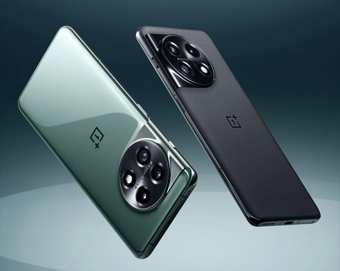 Mobile phone on display